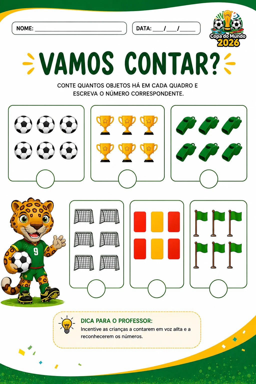 Atividade Vamos Contar